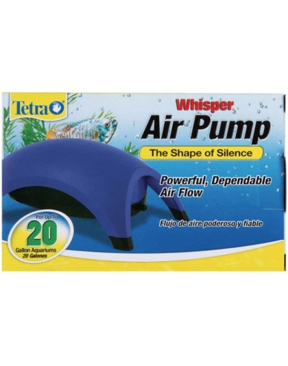 Tetra Whisper Aquarium Air Pumps - Whisper 20 - Up to 20 Gallons (1 Outlet)