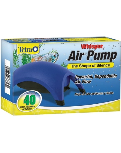 Tetra Whisper Aquarium Air Pumps - Whisper 40 - Up to 40 Gallons (1 Outlet)