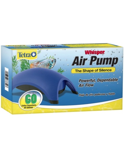 Tetra Whisper Aquarium Air Pumps - Whisper 60 - Up to 60 Gallons (2 Outlets)