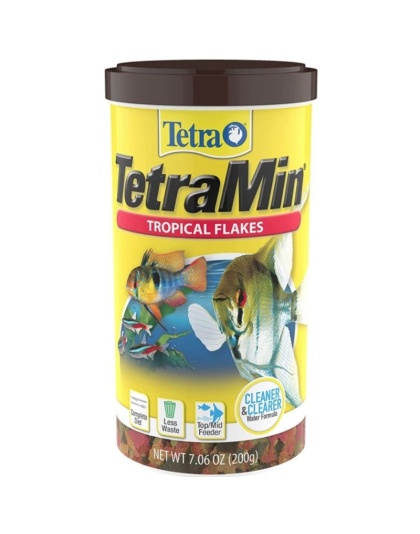 Tetra TetraMin Tropical Flakes Fish Food - 7.06 oz