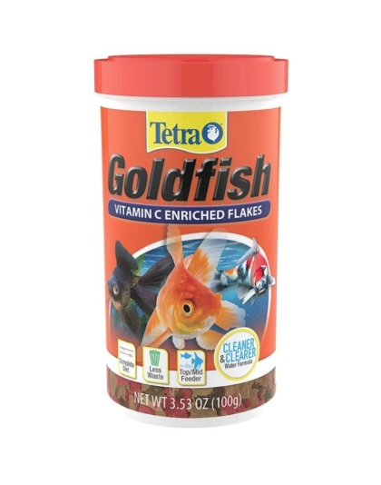 Tetra Goldfish Vitamin C Enriched Flakes - 3.53 oz