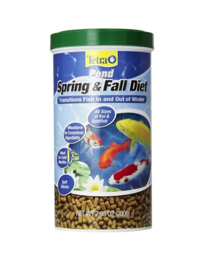 Tetra Pond Spring & Fall Diet Fish Food - 7.5 oz