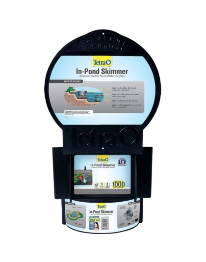Tetra Pond In-Pond Skimmer - Ponds up to 1,000 Gallons with Pump 550 (1,900 GPH)
