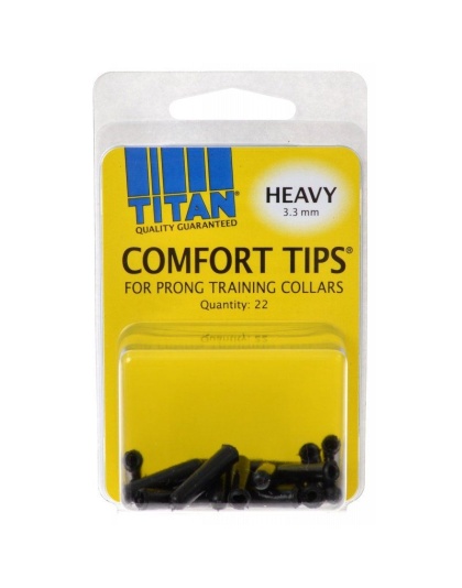 Titan Comfort Tips for Prong Training Collars - Heavy (3.3 mm) - 22 Count