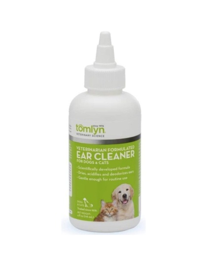 Tomlyn Veterinatrian Formulated Ear Cleaner for Dogs and Cats - 4 oz