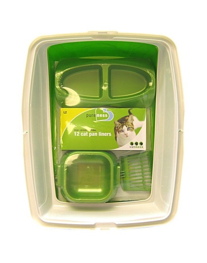 Van Ness Cat Starter Kit - 19in.L x 15in.W x 4.25in.H