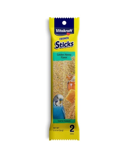 VitaKraft Honey Sticks for Parakeets - 2.11 oz (2 Pack)
