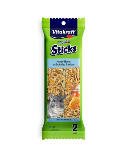 VitaKraft Crunch Sticks with Calcium for Chinchillas - 3.5 oz