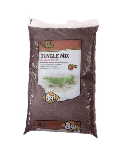 Zilla Lizzard Litter Jungle Mix - Fir & Sphagnum Peat Moss - 8 Quarts