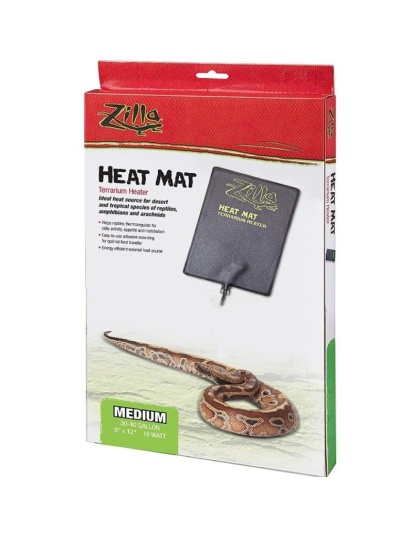 Zilla Heat Mat Terrarium Heater - Medium - 16 Watt - 30-40 Gallon Tanks
