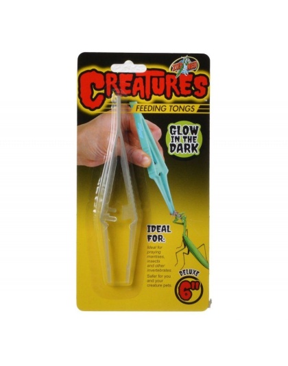 Zoo Med Creatures Feeding Tongs - 6" Long