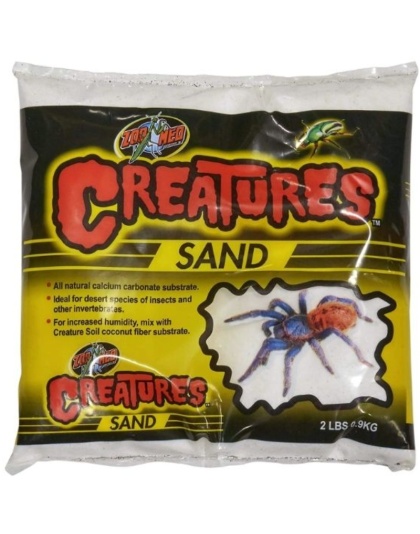 Zoo Med Creatures Sand - White - 2 lbs (0.9 kg)