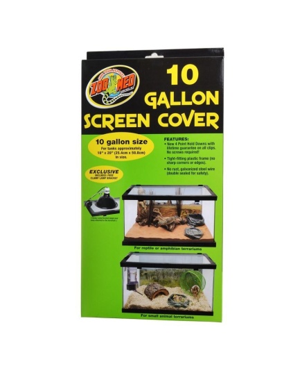 Zoo Med 10 Gallon Screen Cover 20" x 10" - 1 count