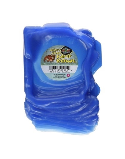 Zoo Med Hermit Crab Ramp Bowl - Small (3.7" x 5.5" x 1.1")