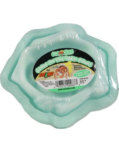 Zoo Med Laboratories Hermit Crab Combo Glow Bowl - 2 count