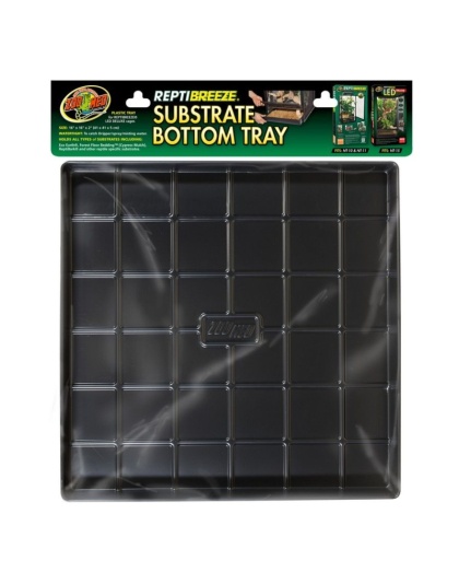 Zoo Med ReptiBreeze Substrate Bottom Tray - Tray for NT10, NT11 & NT15 - (16"L x 16"W x 2"H)