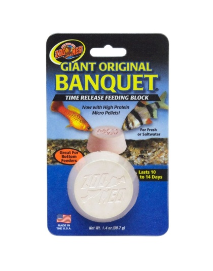 Zoo Med Original Banquet Fish Feeding Block - Giant - 1.4 oz (1 Pack)