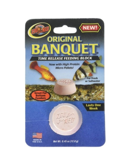 Zoo Med Original Banquet Fish Feeding Block - Regular - .45 oz (1 Pack)