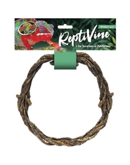 Zoo Med ReptiVine Flexible Hanging Vine for Reptiles - 40"L Flexible Vine