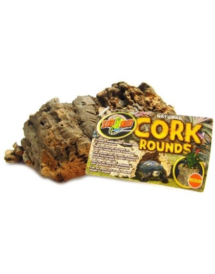 Zoo Med Natural Cork Rounds - Medium (5"-8" Long)