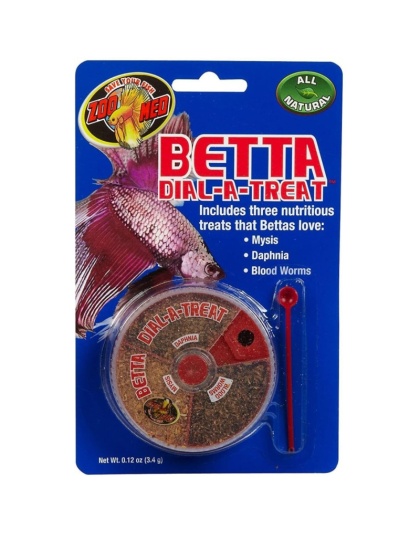 Zoo Med Aquatic Betta Dial-A-Treat - .12 oz - 3 Compartments