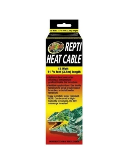 Zoo Med Repti Heat Cable - 15 watt (11.5'L)
