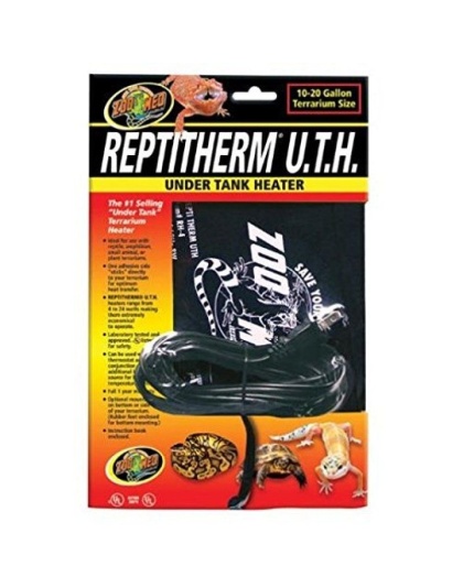 Zoo Med Repti Therm Under Tank Reptile Heater - 8 Watts - 8" Long x 6" Wide (10-20 Gallons)