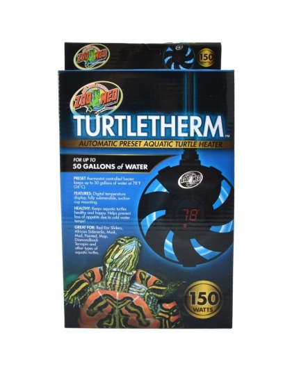 Zoo Med Turtletherm Automatic Preset Aquatic Turtle Heater - 150 Watt (Up to 50 Gallons)