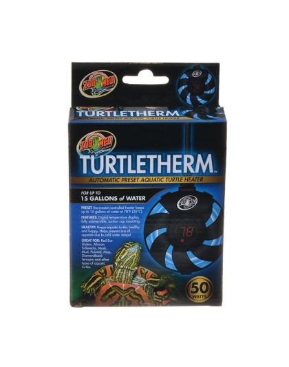 Zoo Med Turtletherm Automatic Preset Aquatic Turtle Heater - 50 Watt (Up to 15 Gallons)