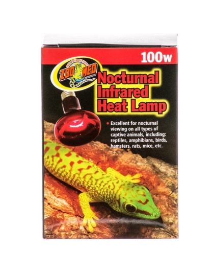 Zoo Med Nocturnal Infrared Heat Lamp - 100 Watts