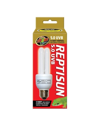 Zoo Med ReptiSun 5.0 UVB Mini Compact Flourescent Replacement Bulb - 13 Watts