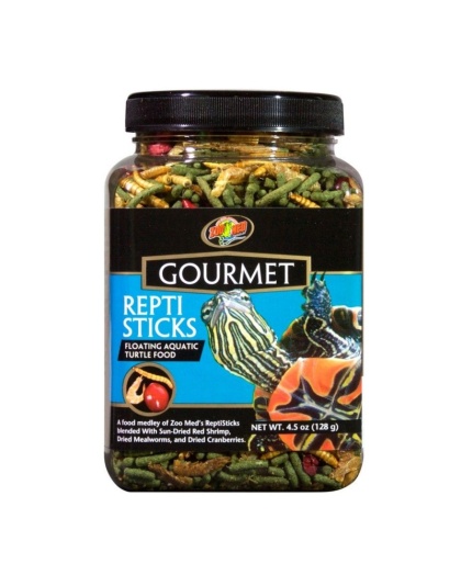 Zoo Med Gourmet Repti Sticks Floating Aquatic Turtle Food - 4.5 oz