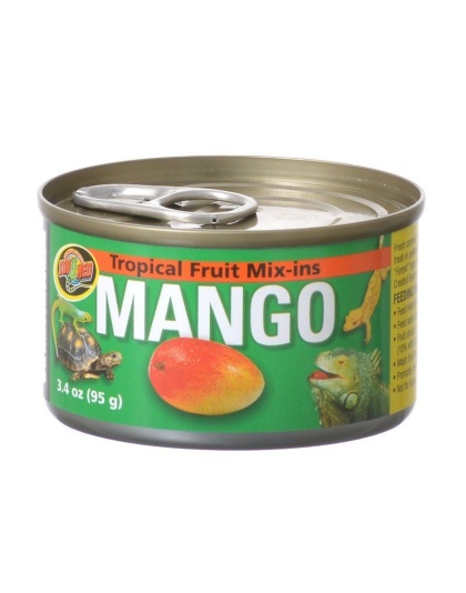 Zoo Med Tropical Fruit Mix-ins Mango Reptile Treat - 4 oz