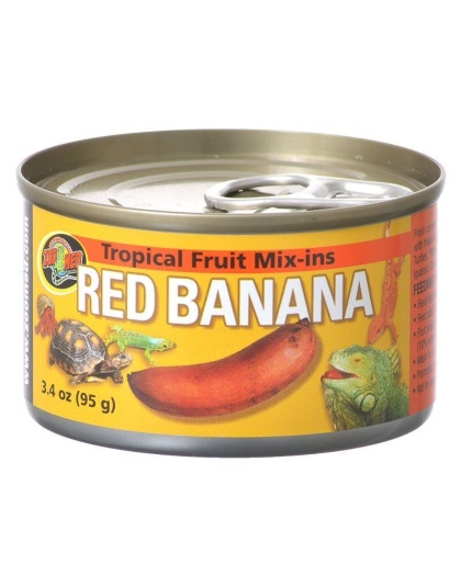 Zoo Med Tropical Friut Mix-ins Red Banana Reptile Treat - 4 oz