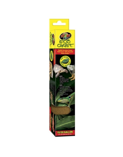 Zoo Med Eco Carpet Reptile Carpet - Tan - 15/20 gal (12" x 24")