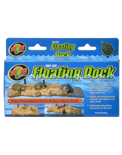 Zoo Med Floating Turtle Dock - Mini - 5 Gallon Tanks - (8" Long x 3.5" Wide)