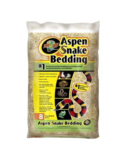 Zoo Med Aspen Snake Bedding - 8 Quarts