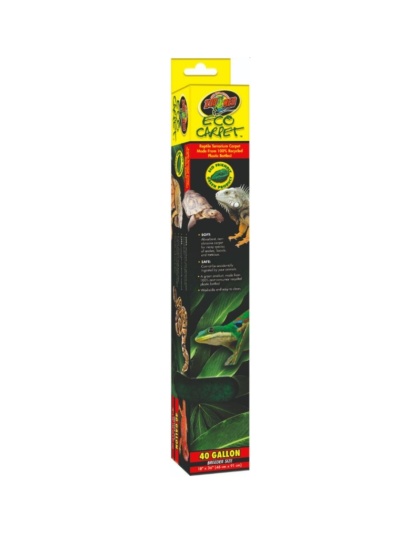 Zoo Med Eco Carpet Reptile Carpet - Green - 40 gal breeder (18" x 36")