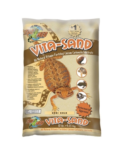 Zoo Med All Natural Vita-Sand - Gobi Gold - 3 x 10 lb Bags (30 lbs Total)