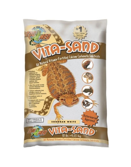 Zoo Med All Natural Vita-Sand - Sonoran White - 3 x 10 lb Bags (30 lbs Total)