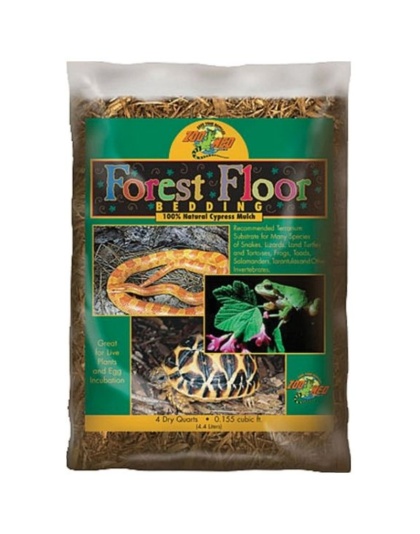 Zoo Med Forrest Floor Bedding - All Natural Cypress Mulch - 4 Quarts