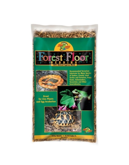 Zoo Med Forrest Floor Bedding - All Natural Cypress Mulch - 8 Quarts