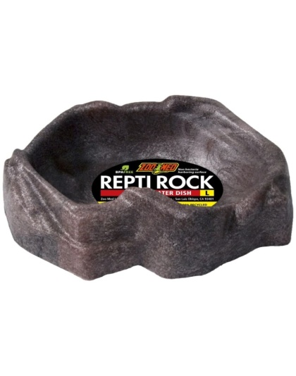 Zoo Med Repti Rock - Reptile Water Dish - Large (8.5" Long x 6" Wide)