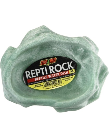 Zoo Med Repti Rock - Reptile Water Dish - Medium (6.5" Long x 5" Wide)