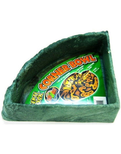 Zoo Med Repti Rock Corner Bowl - X-Large (14" Long x 14" Wide)