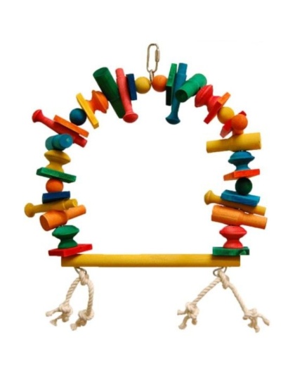 Zoo-Max Blocks Bird Perch - Medium 12in.L x 10in.W