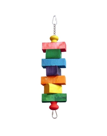 Zoo-Max Cheapo Wood Bird Toy - 15in.L x 3.5in.W