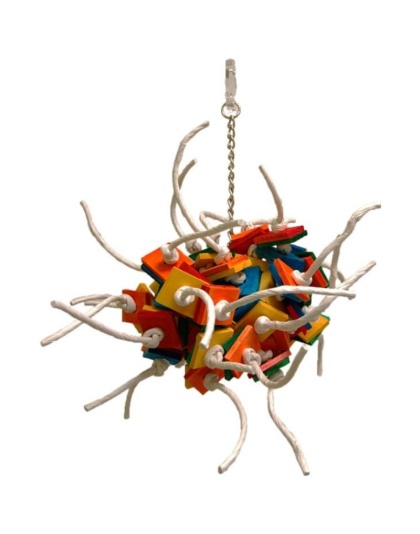 Zoo-Max Fire Ball Bird Toy - Large 17in.L x 14in.W