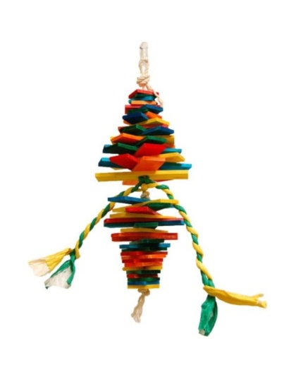 Zoo-Max Popoff Bird Toy - Medium 18in.L x 7in.W