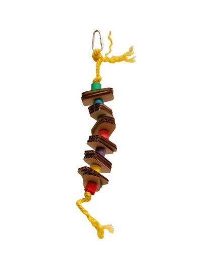 Zoo-Max Slice Shred-X Bird Toy - Small 10in.L x 2in.W